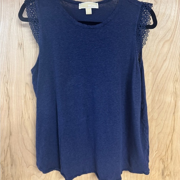 Michael Kors Tops - Michael Kors Navy Sleeveless Top